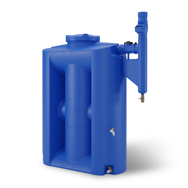Cisterna Rotomoldada Tecnotri 600L Azul