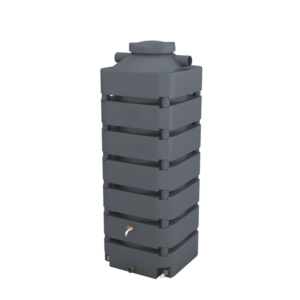 Cisterna Vertical Modular 1050 Litros Reúso de Água sem Filtro - Cinza